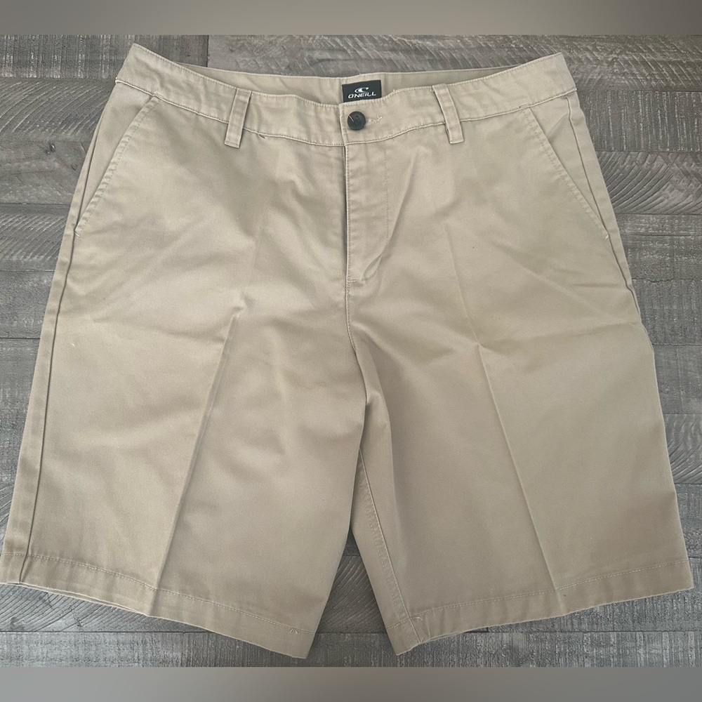 O’Neill Tan Flat Front Shorts